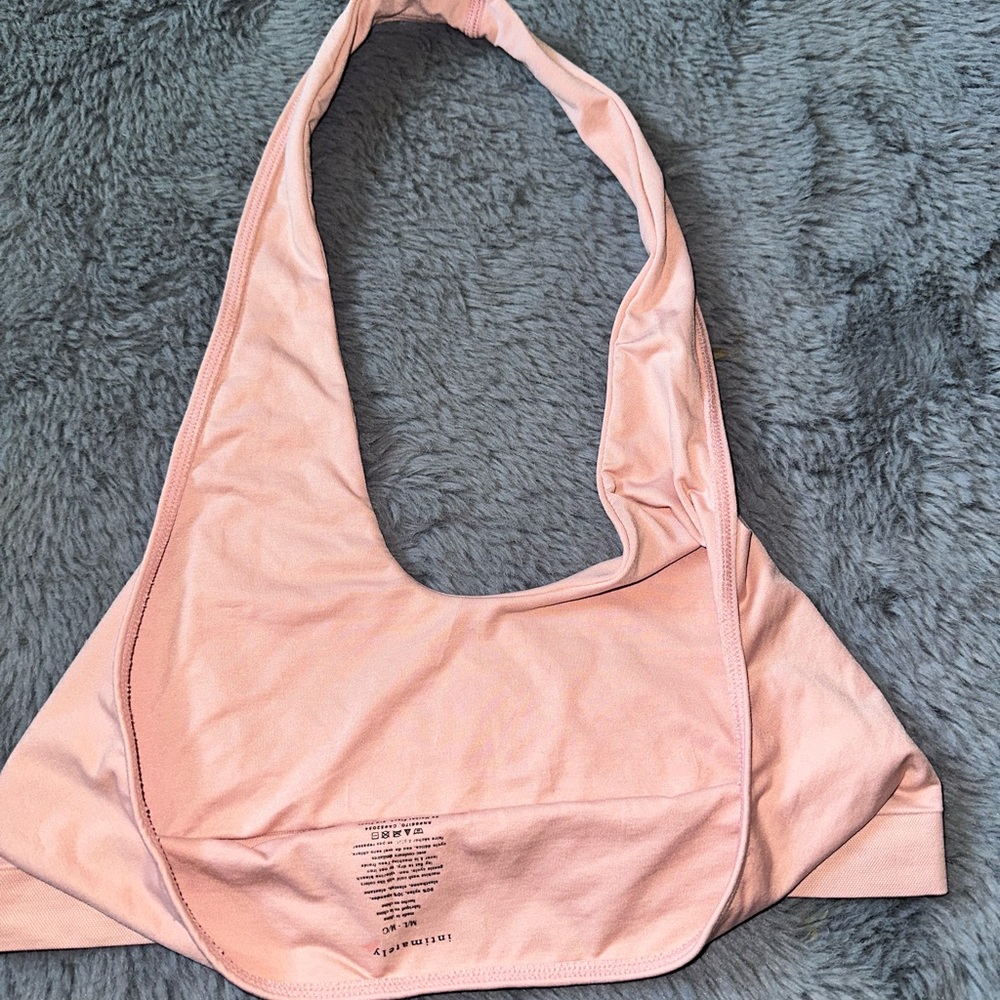Free people pink halter bralette